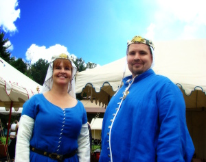 Their Excellencies of Lochmere, Baroness Avice Claremond and Baron Gabrell Fairecloughe